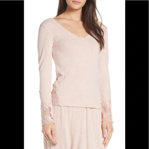 HONEYDEW Wanderlust Pajama Top, Pink, Size Medium​